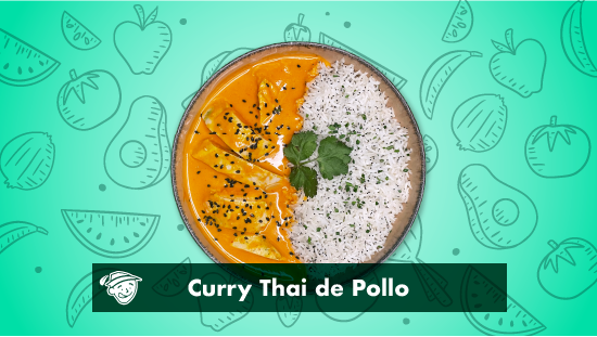 Curry Thai de Pollo